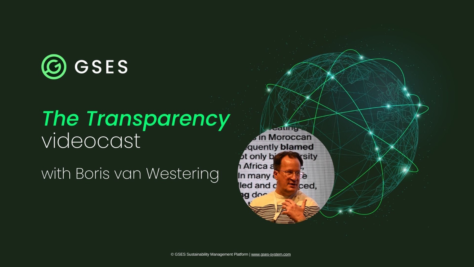 Transparency videocast with Boris van Westering